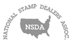 Wij zijn lid van "National Stamp Dealers Associations [EN]""